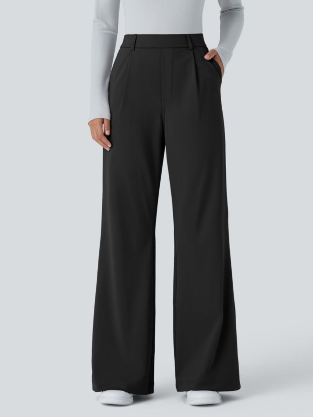 NWT! Halara Flex DayStretch High Waisted Pocket Work Flare, large tall
